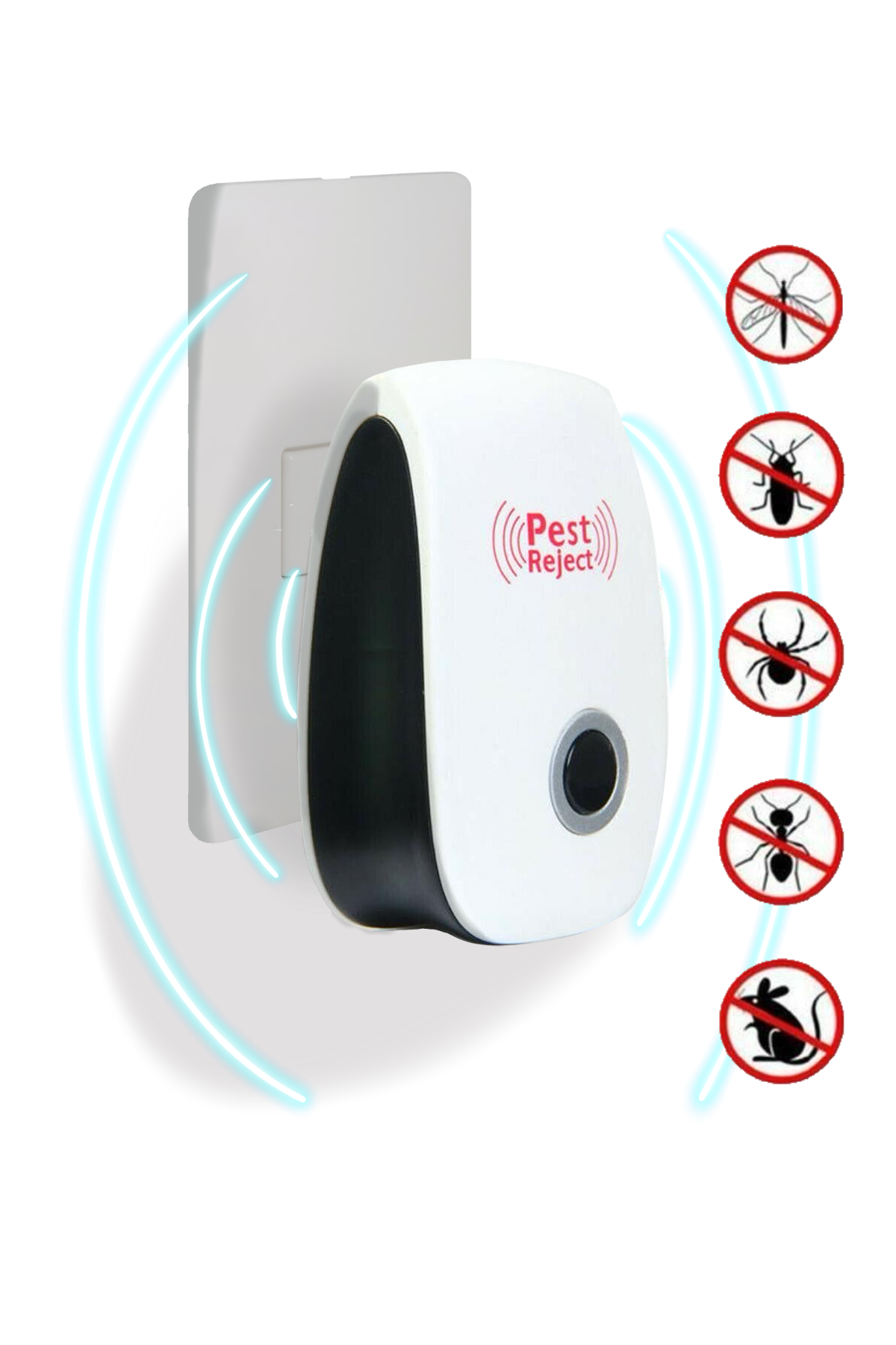 PEST REJECT ® - Repelente Ultrasonico Eléctrico